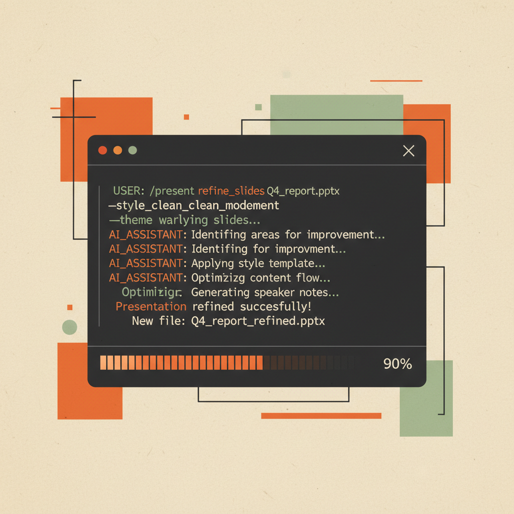 Clean prompt interface vs cluttered toolbar